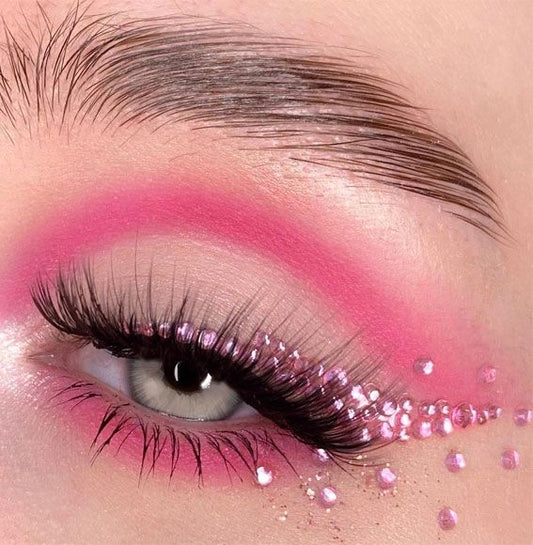 Pink Glitter Eyeshadow