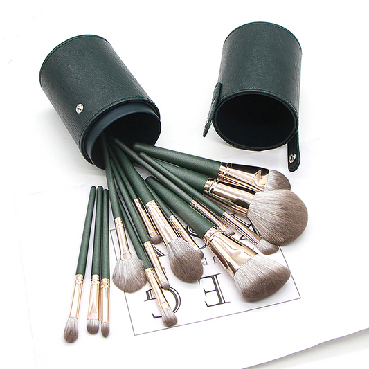 Jade Green 14 Pc Makeup Set